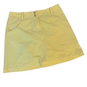 VNT Size 2 Annika Tennis Skirt Yellow preppy Skort